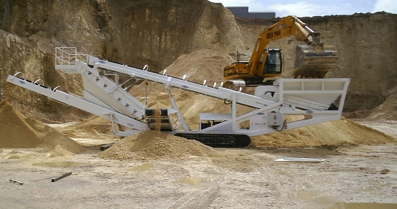 Sand Extraction Through Mobile Processing