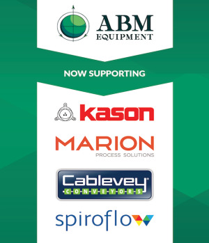 ABM Equipment Now Supporting Kason, Marion, Spiroflow, and Cablevey