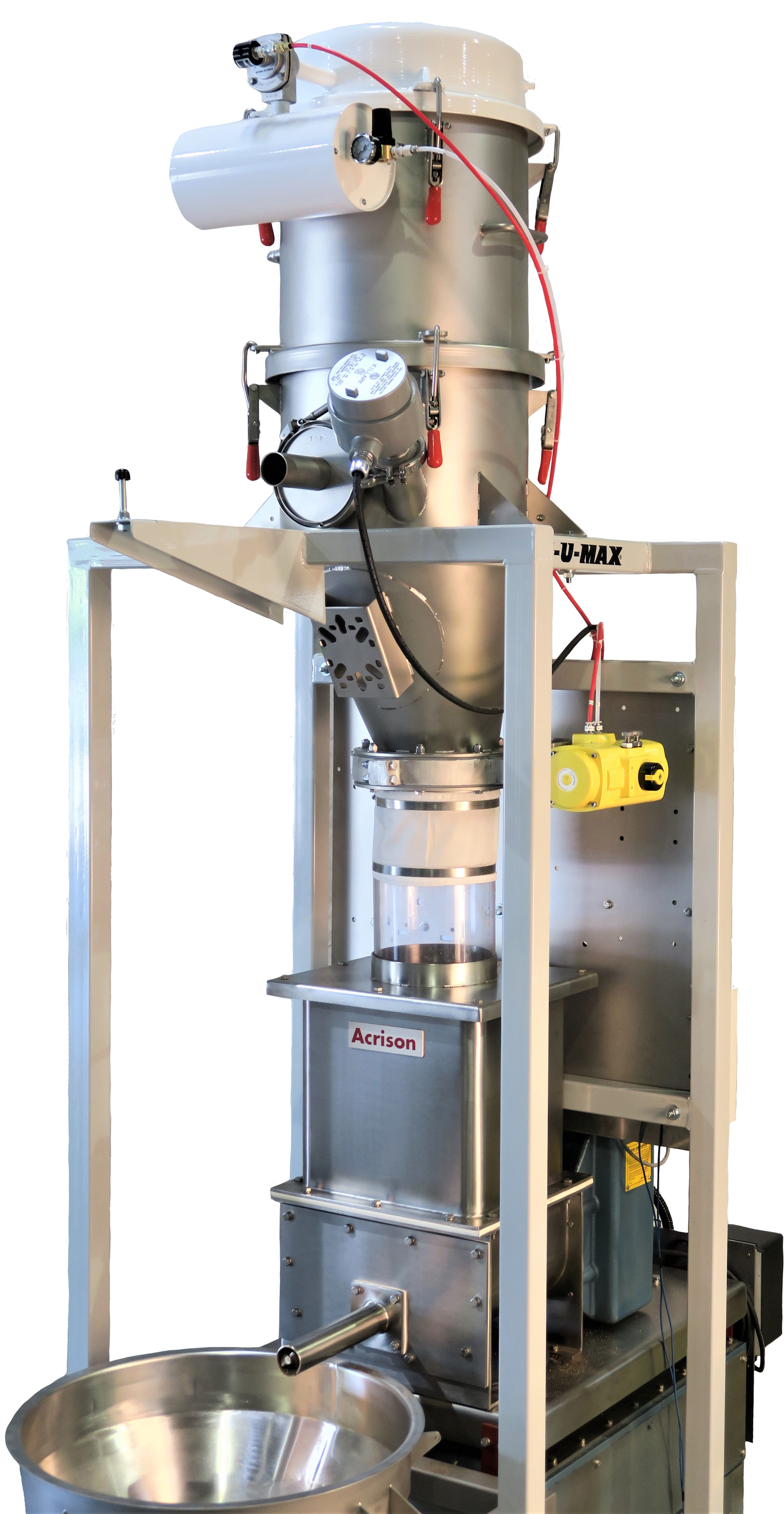 VAC-U-MAX Vacuum Receiver Systems Continuously Refilling Screw, Belt, Vibratory Tray Feeders