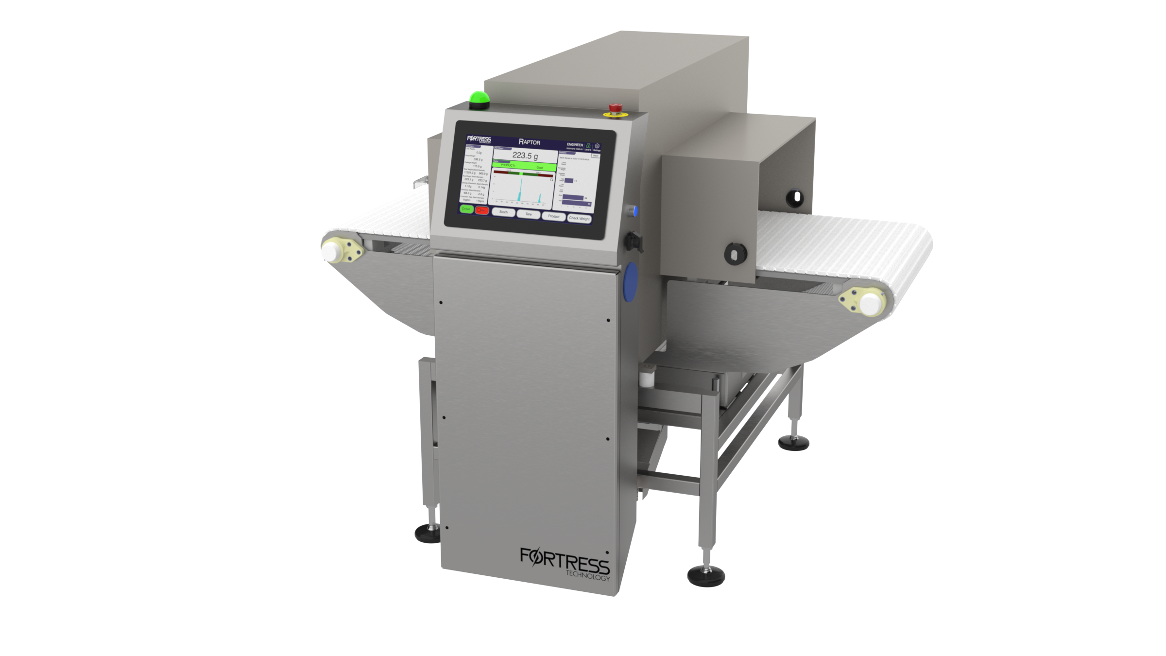 Raptor BBK Combination System (Metal Detection & Checkweighing)