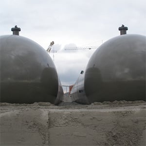 Storage tanks, bullets & spheres