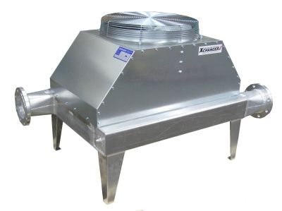 Cool Low-Pressure Gas Streams with Ambient Air