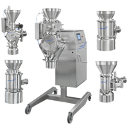 FlexMill pilot and production machines, 5 interchangeable heads