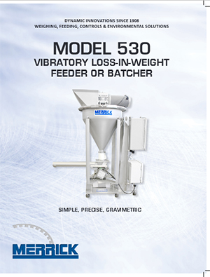 Model 530 Vibratory Loss in Weight feeder - Simple and precise feeding or batching