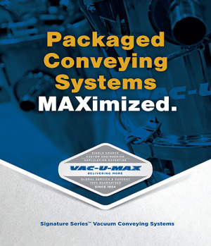 VAC-U-MAX Signature Series Vacuum Conveyors: From Handfuls to 3500 lbs/hr