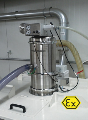 Volkmann pneumatic vacuum conveyors earned the ATEX certification as explosion-proof by design