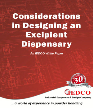 IEDCO - Considerations in Designing an Excipient Dispensary