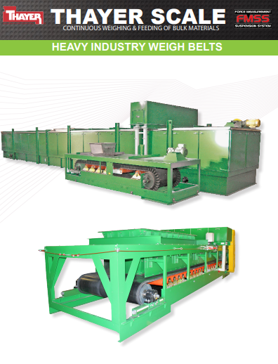 Heavy Industry Weigh Belts